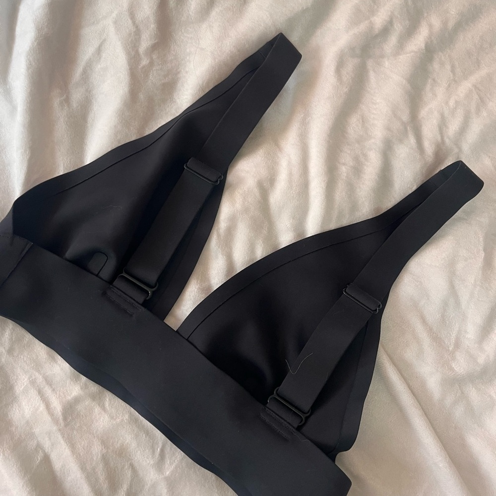 Free People Movement Erin Scuba Black Bralette - Picture 4 of 6
